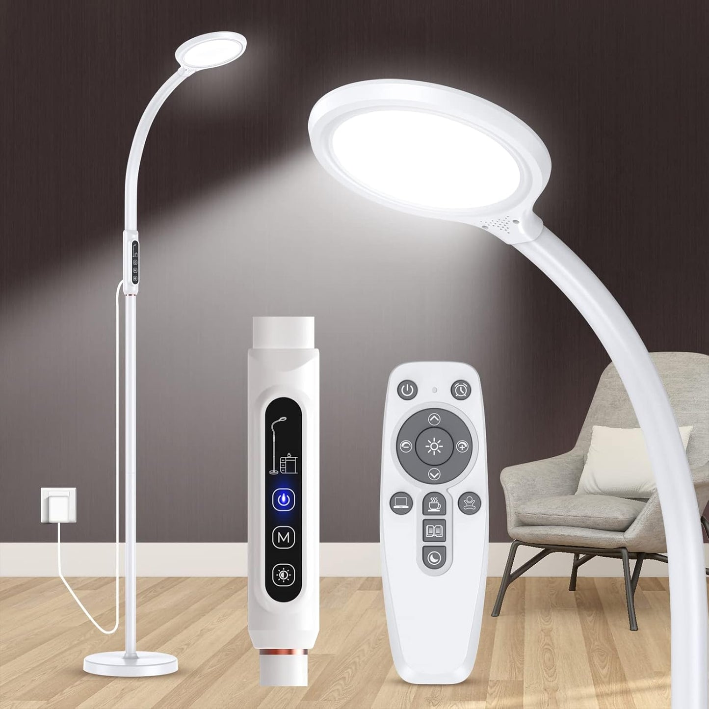 Light Therapy Lamp 11000 Lux for Mood and Focus Enhancement