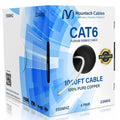 Cat6 Plenum 1000ft Pure Copper Ethernet Cable - High-Speed