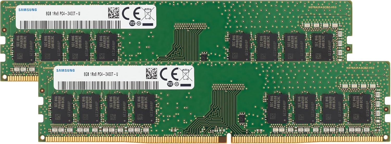 Samsung 16GB DDR4 2400MHz PC4-19200 RAM for Desktop PCs