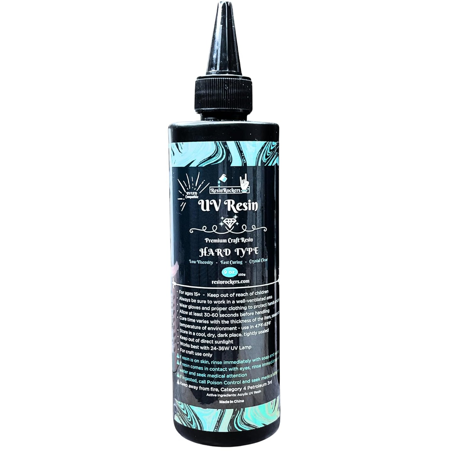 Resin Rockers UV Resin for Jewelry Making - Fast Curing & Clear