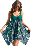 Plus Size Swimsuits Swim Dress Tankini for Women - Tummy Control Fit