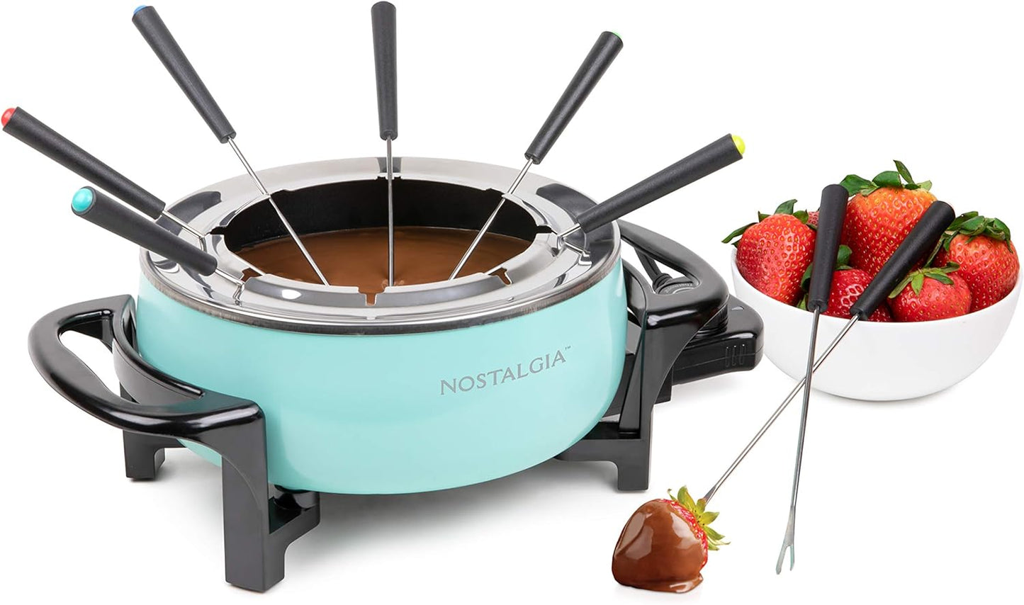 Nostalgia 12-Cup Electric Fondue Pot Set for Delicious Treats