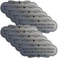 Signs ByLITA Employees Must Wash Hands Sign - 10 Pack