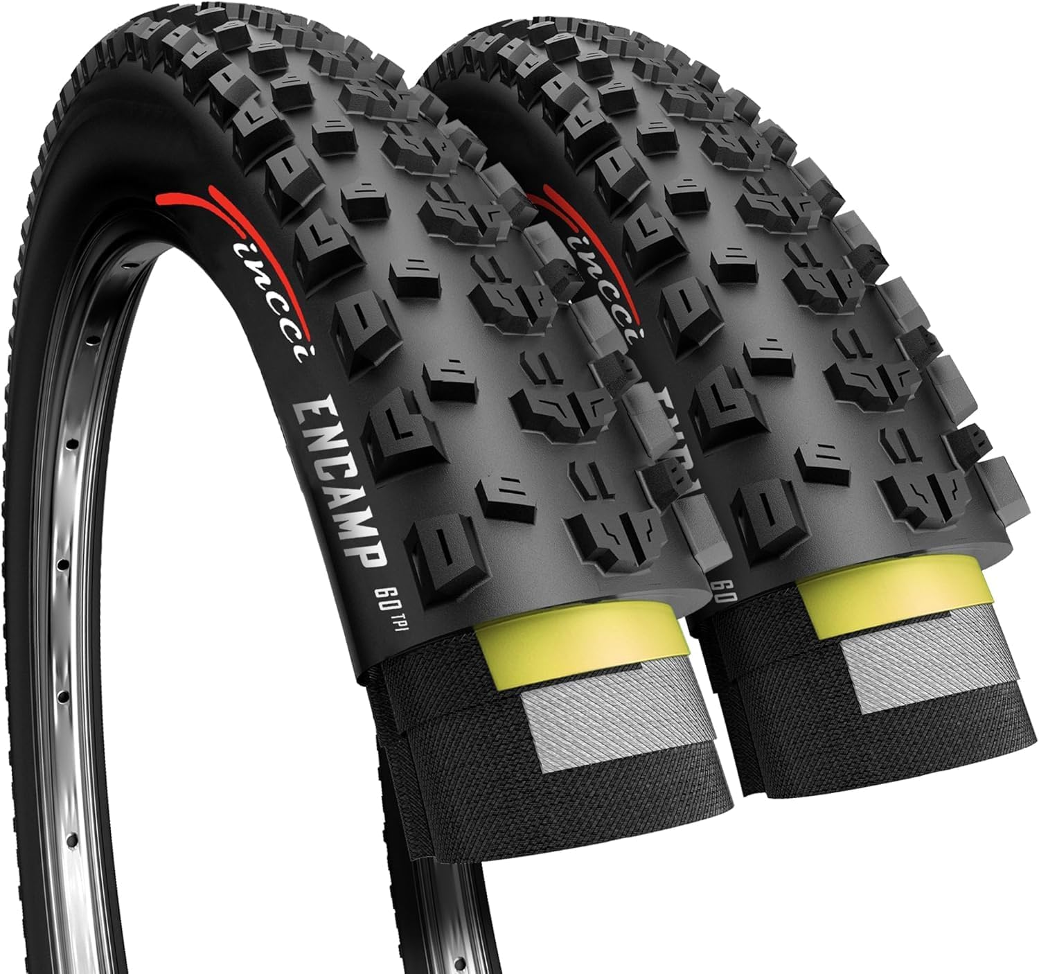 Fincci Encamp 27.5 x 2.25 Bike Tires for Mountain Biking