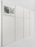 White Cork Board Tiles - Modern Felt Bulletin Board Alternative