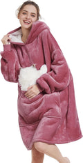 Aemilas Wearable Blanket Hoodie - Cozy Sherpa Sweatshirt Gift
