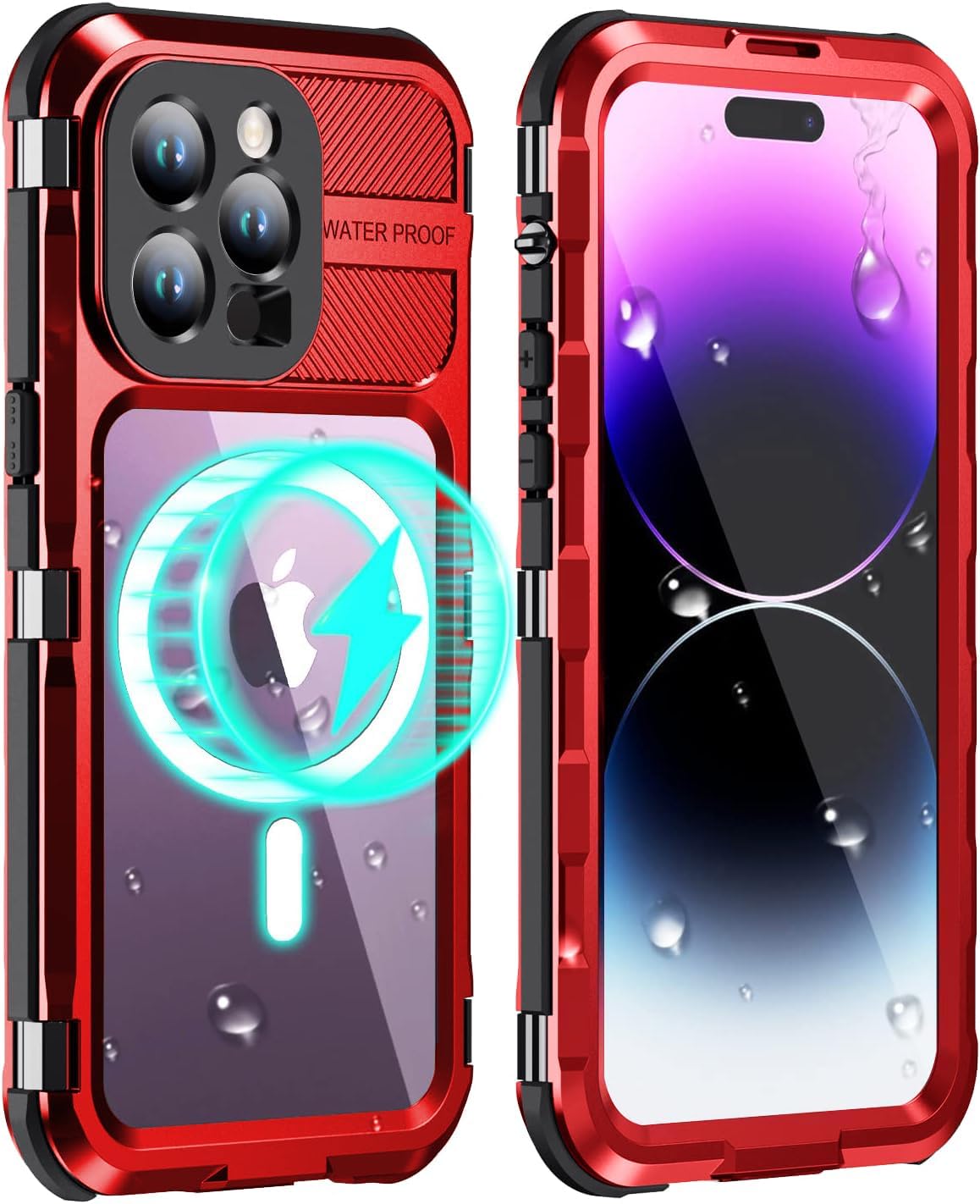 WIFORT Waterproof Case for iPhone 14 Pro Max - Heavy Duty Protection