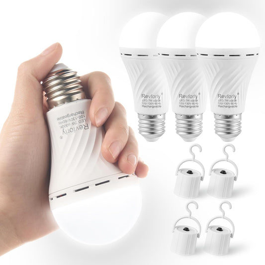 Emergency Light Bulb 750LM 6500K Daylight - 4 Pack