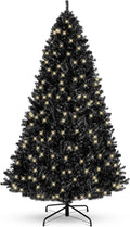 Pre-Lit 12ft Black Christmas Tree - Full Artificial Holiday Tree