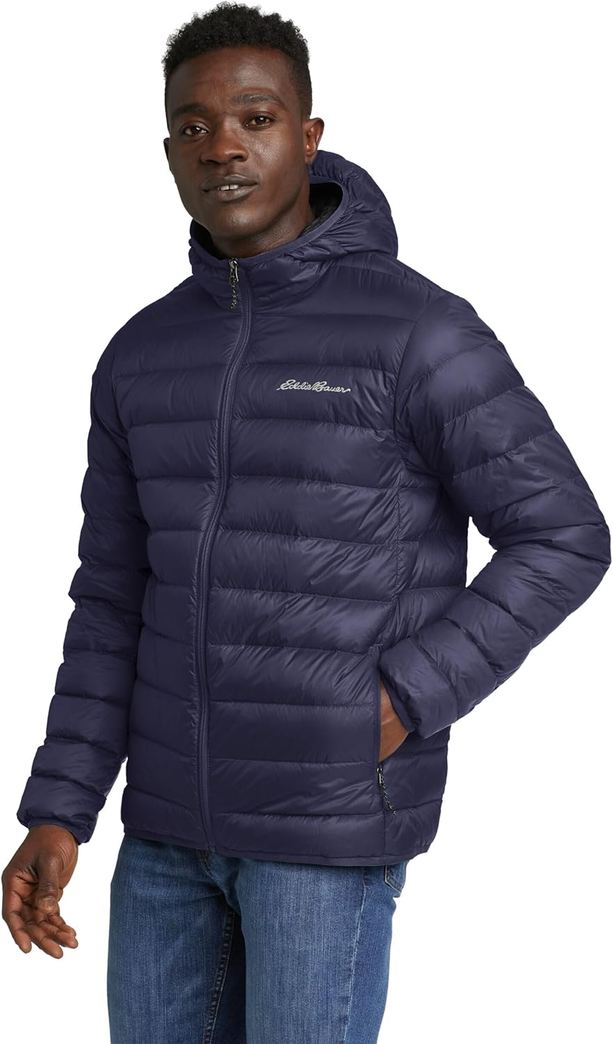 Eddie Bauer Men's CirrusLite Hooded Down Jacket for Ultimate Warmth