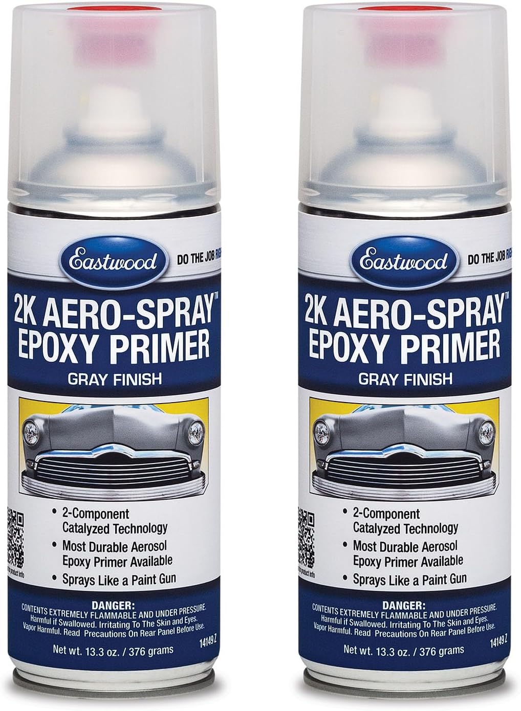 Eastwood 2K Epoxy Gray Primer for Durable Automotive Finishes
