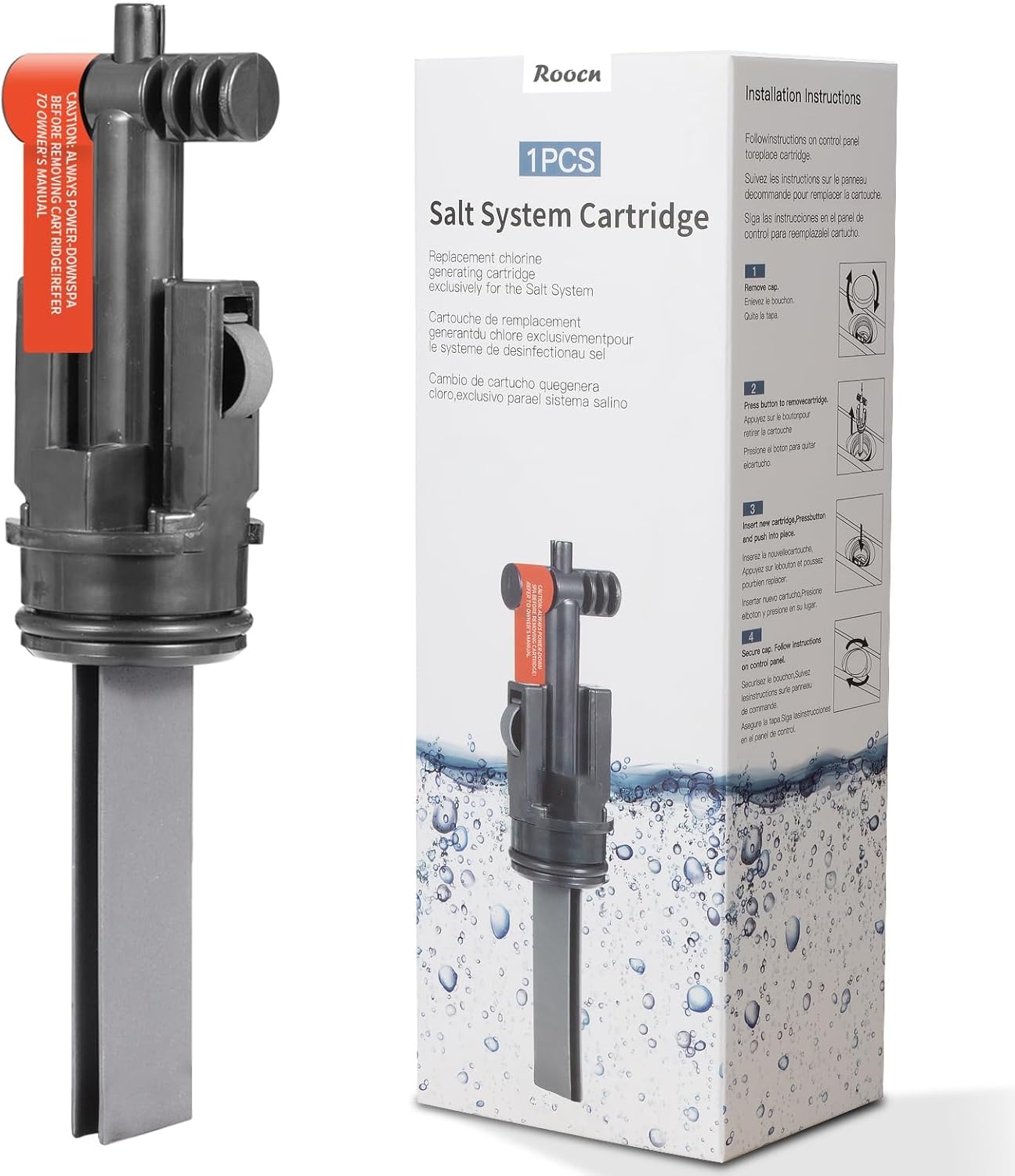 Salt System Cartridge Replacement for Spas and Hot Tubs