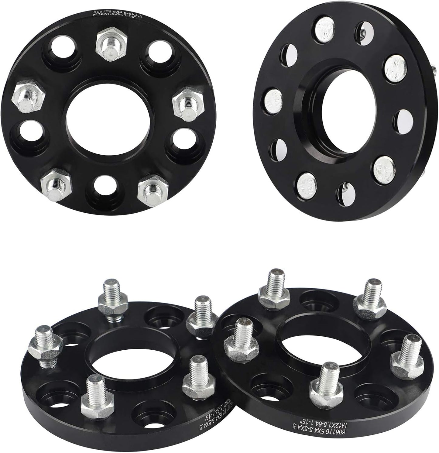 15mm 5x4.5 Hub Centric Wheel Spacers for Accord Civic CRV