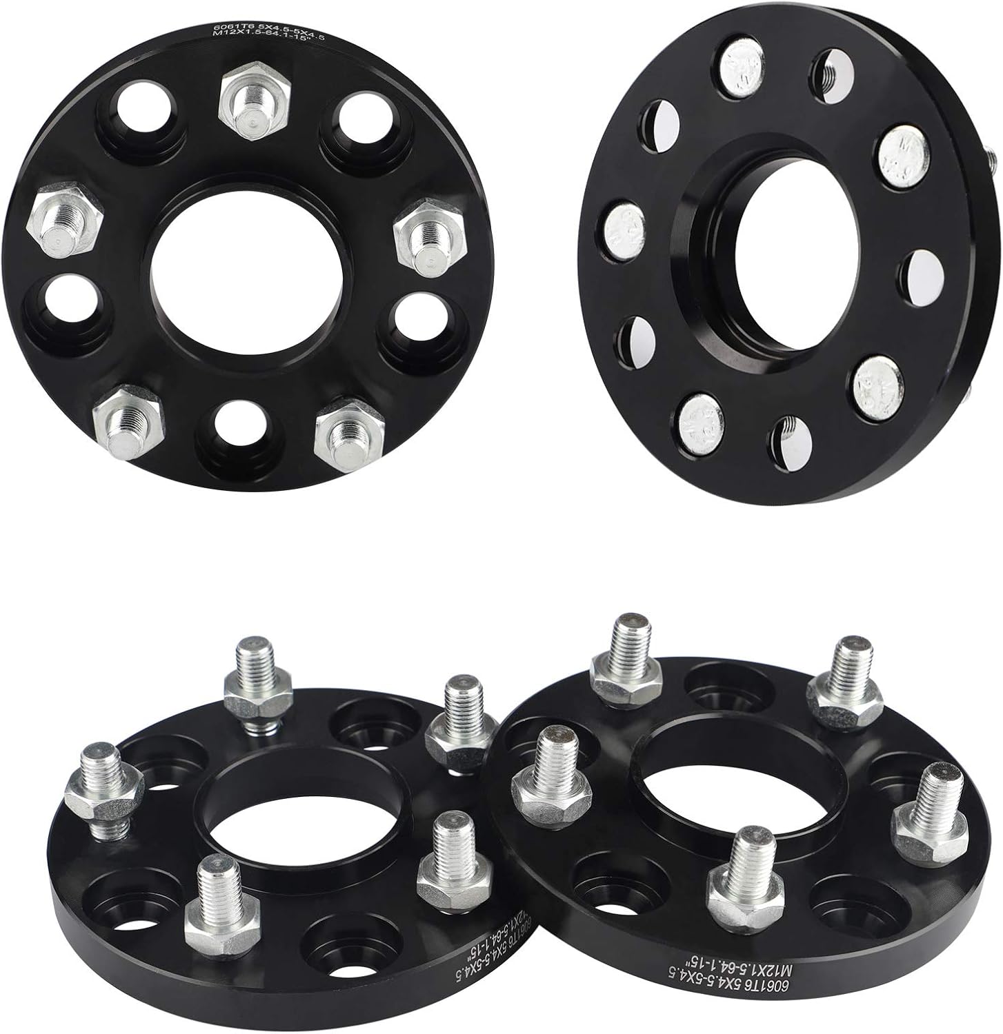15mm 5x4.5 Hub Centric Wheel Spacers for Accord Civic CRV
