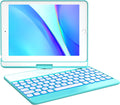 Earto Keyboard Case for 9.7in iPad - 7-Color Backlit, 360 Rotate