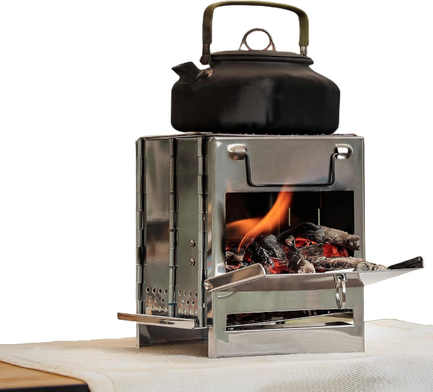 Compact 3-in-1 Camp Stove - Fuel Versatility for Effortless Outdoor Cooking!