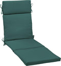 Peacock Blue Green Chaise Cushion 21 in x 72 in - Weather-Proof
