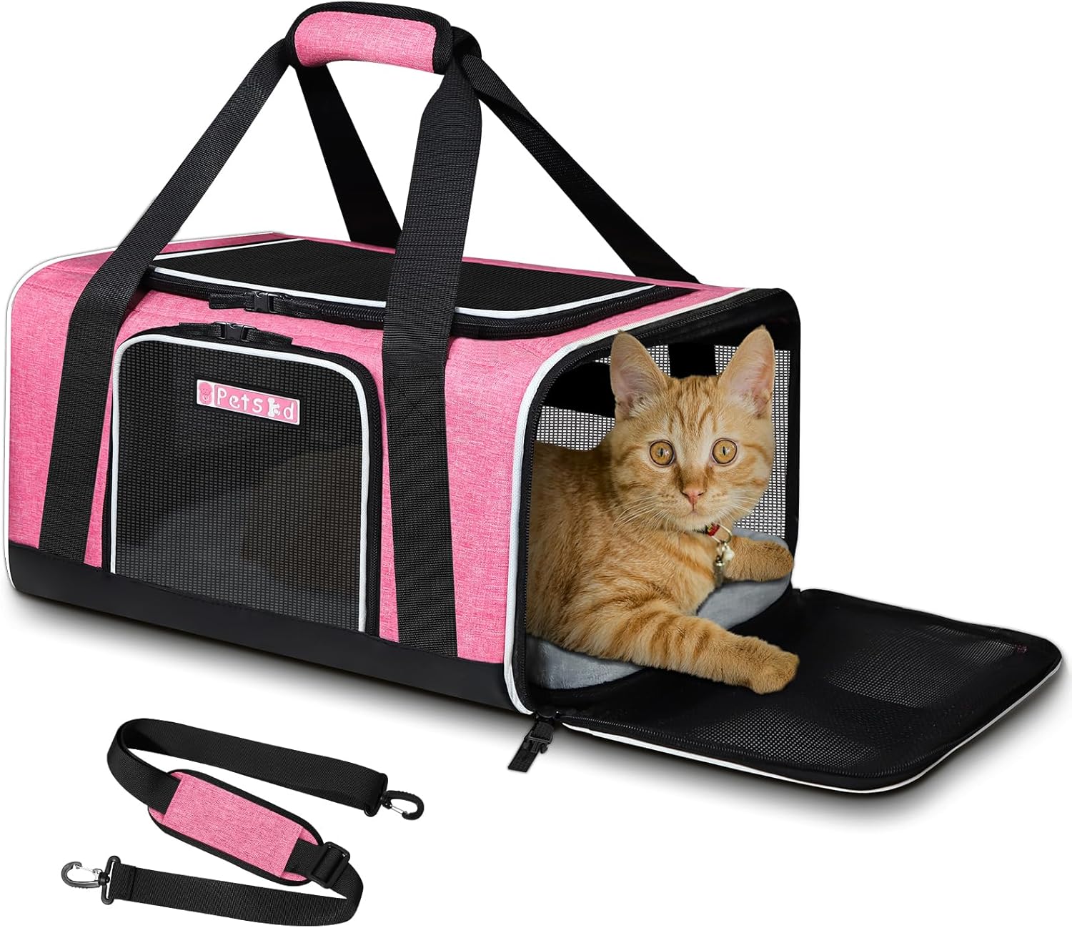 Petskd Pet Carrier for Small Pets - Airline Approved Travel Bag