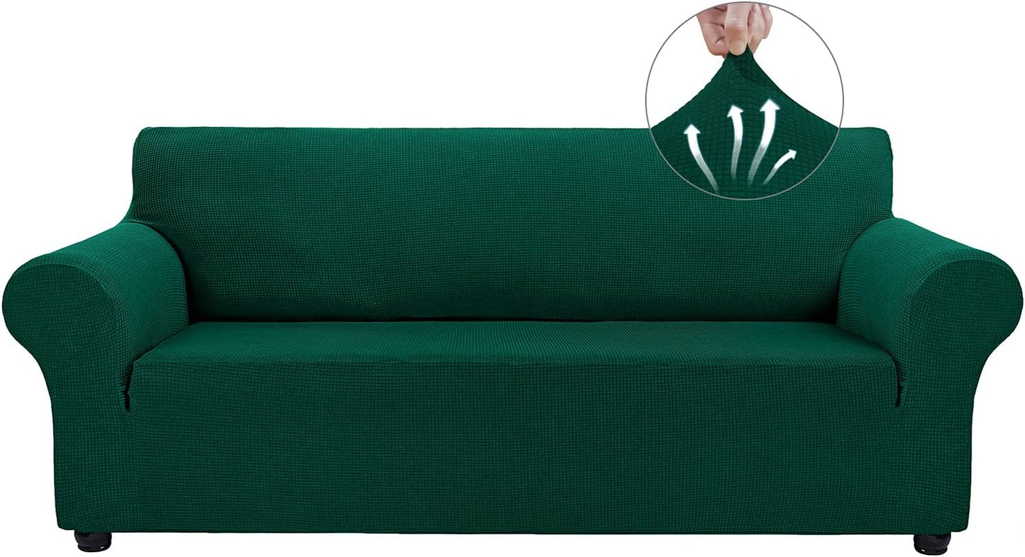 Asnomy Couch Covers for 3 Cushion Couch Slipcovers - Large Size
