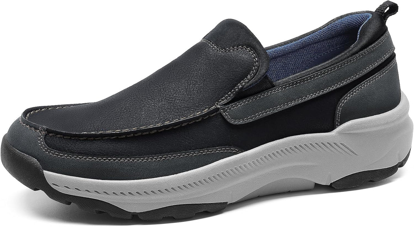 Cestfini Mens Orthopedic Slip On Walking Shoes for Comfort