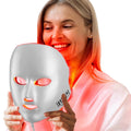 Red Light Therapy Mask for Face - 7 Color LED Treatment for Wrinkles