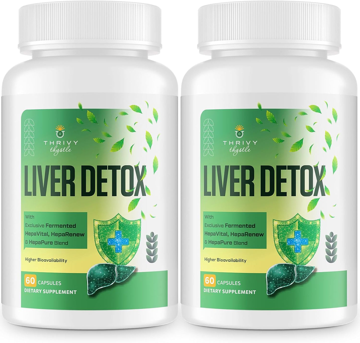 Liver Cleanse Detox & Repair with Milk Thistle for Health