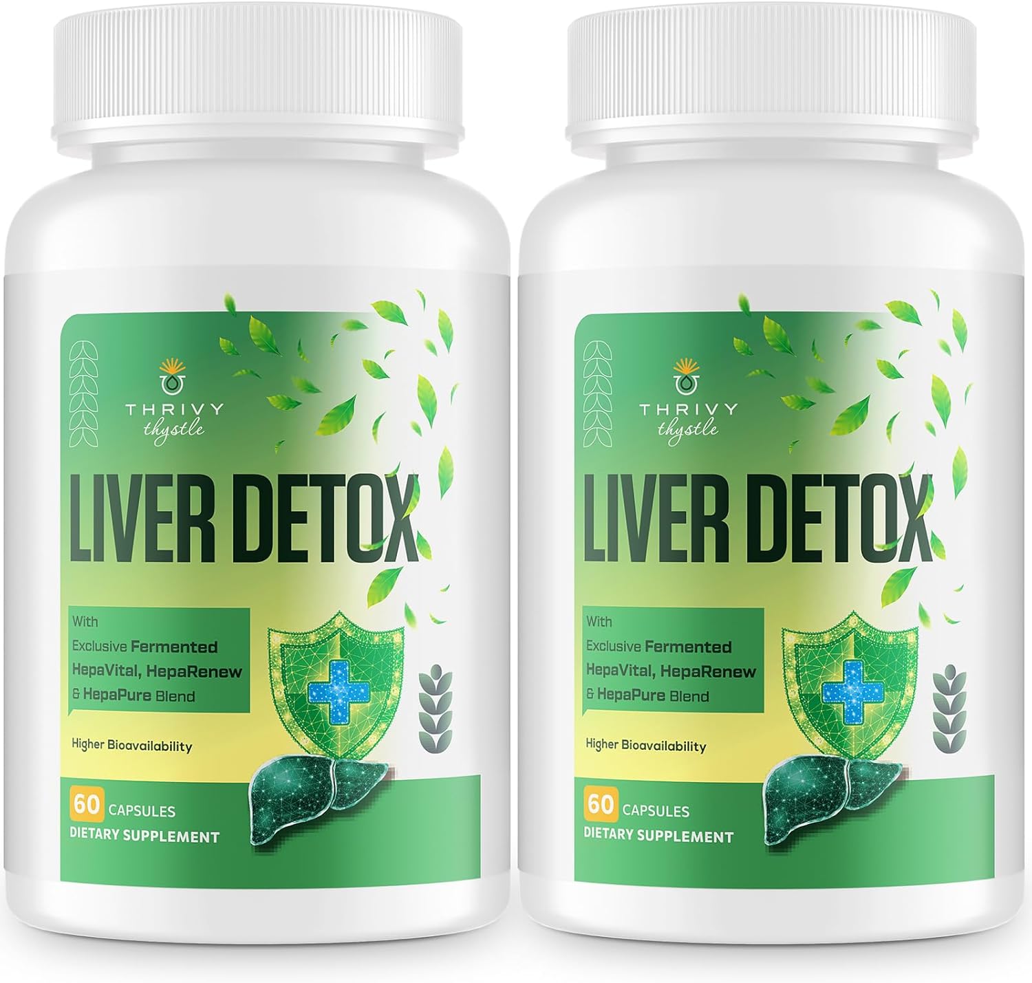 Liver Cleanse Detox & Repair with Milk Thistle for Health