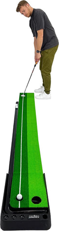 Fitvids Premium Automatic Ball Return Golf Putting Mat - Portable