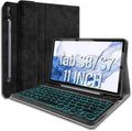 Backlit Keyboard Case for Samsung Galaxy Tab S8 S7 11in - Detachable