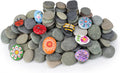 Rocks for Painting 100pcs 2-3in Flat Smooth Stones - Bulk Craft Set