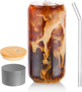 BEWAVE 16oz Can Glasses - Versatile Drinkware Set