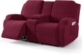 Loveseat Recliner Cover with Middle Console - Stretch Fit Protector