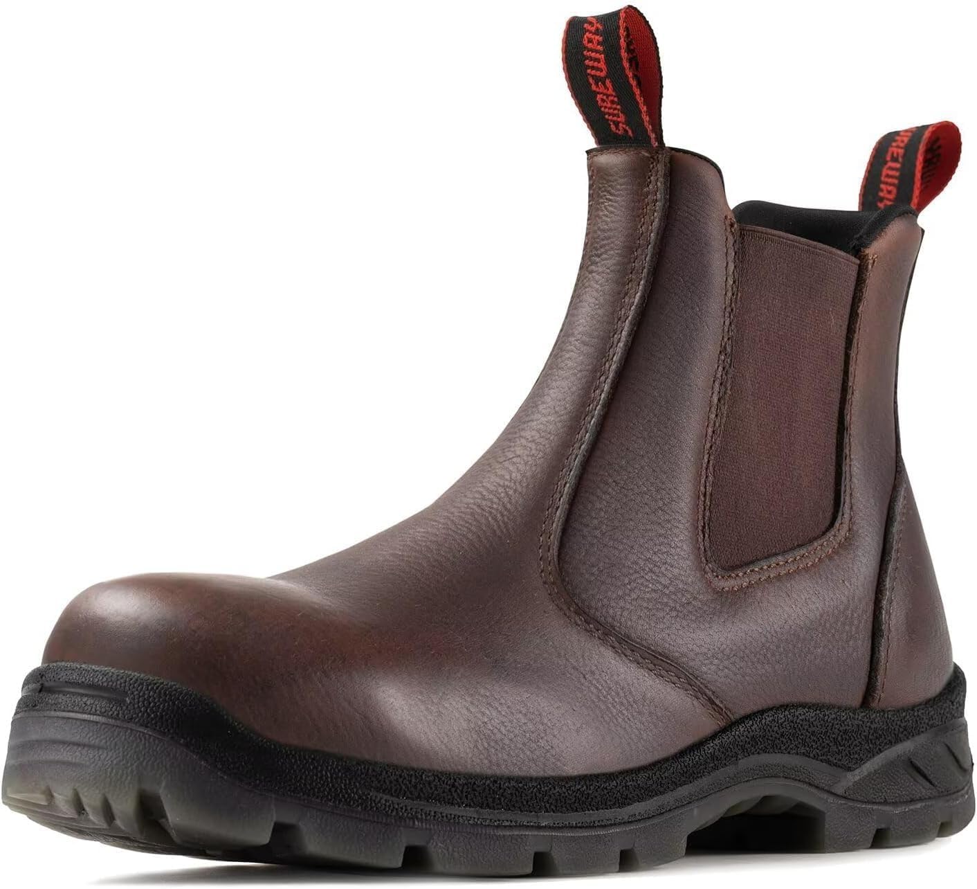 SUREWAY Men's Slip-On Work Boots: Comfort and Durability Combined