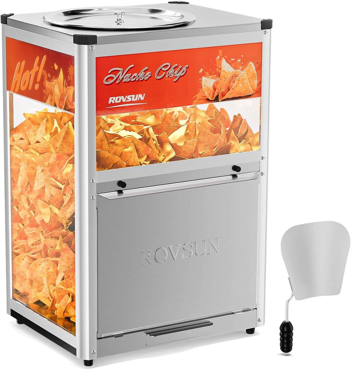 ROVSUN Nacho Machine Food Warmer for Perfect Snack Serving