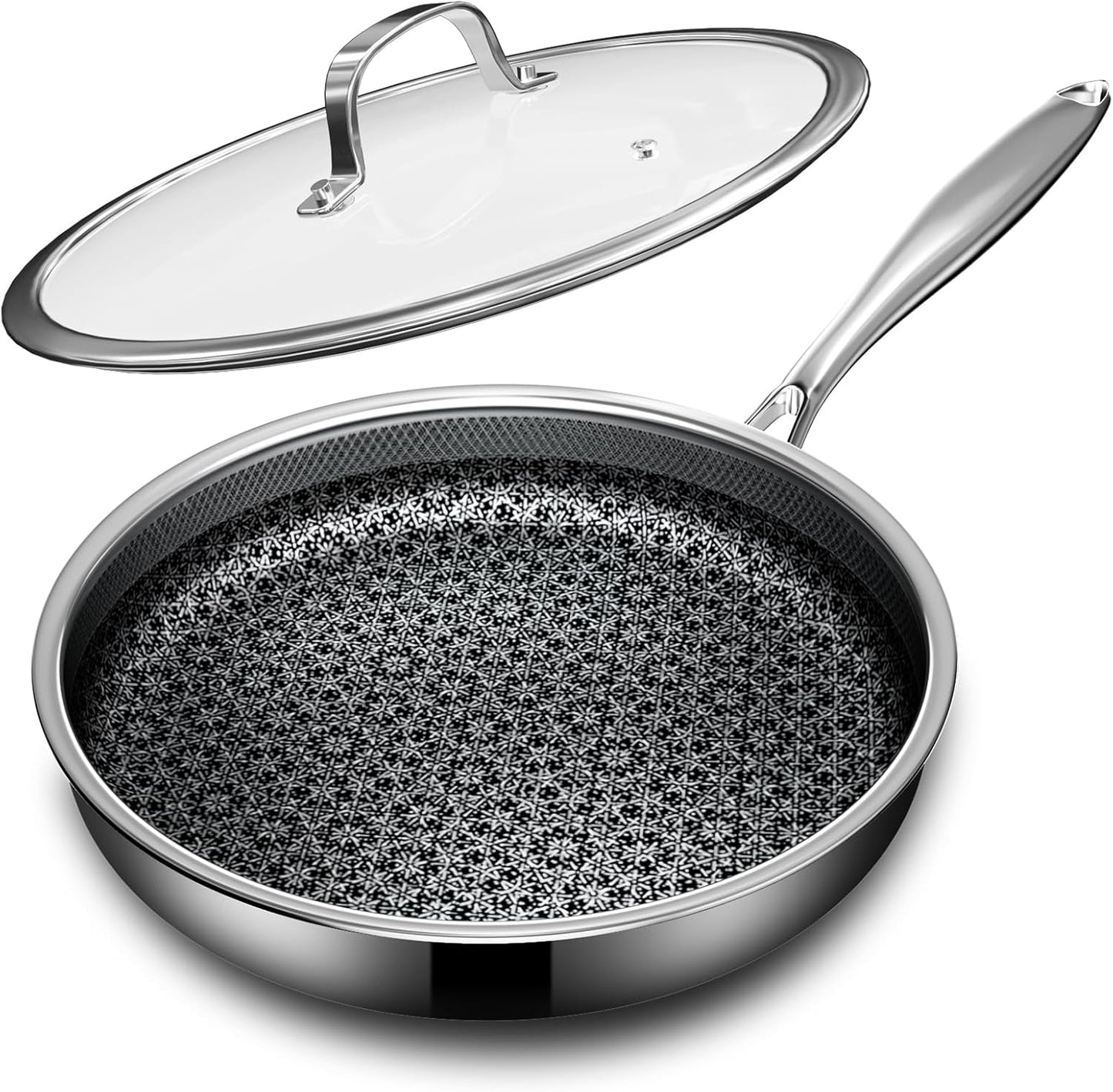 Non Stick Frying Pans with Lid for Healthy Cooking Needs