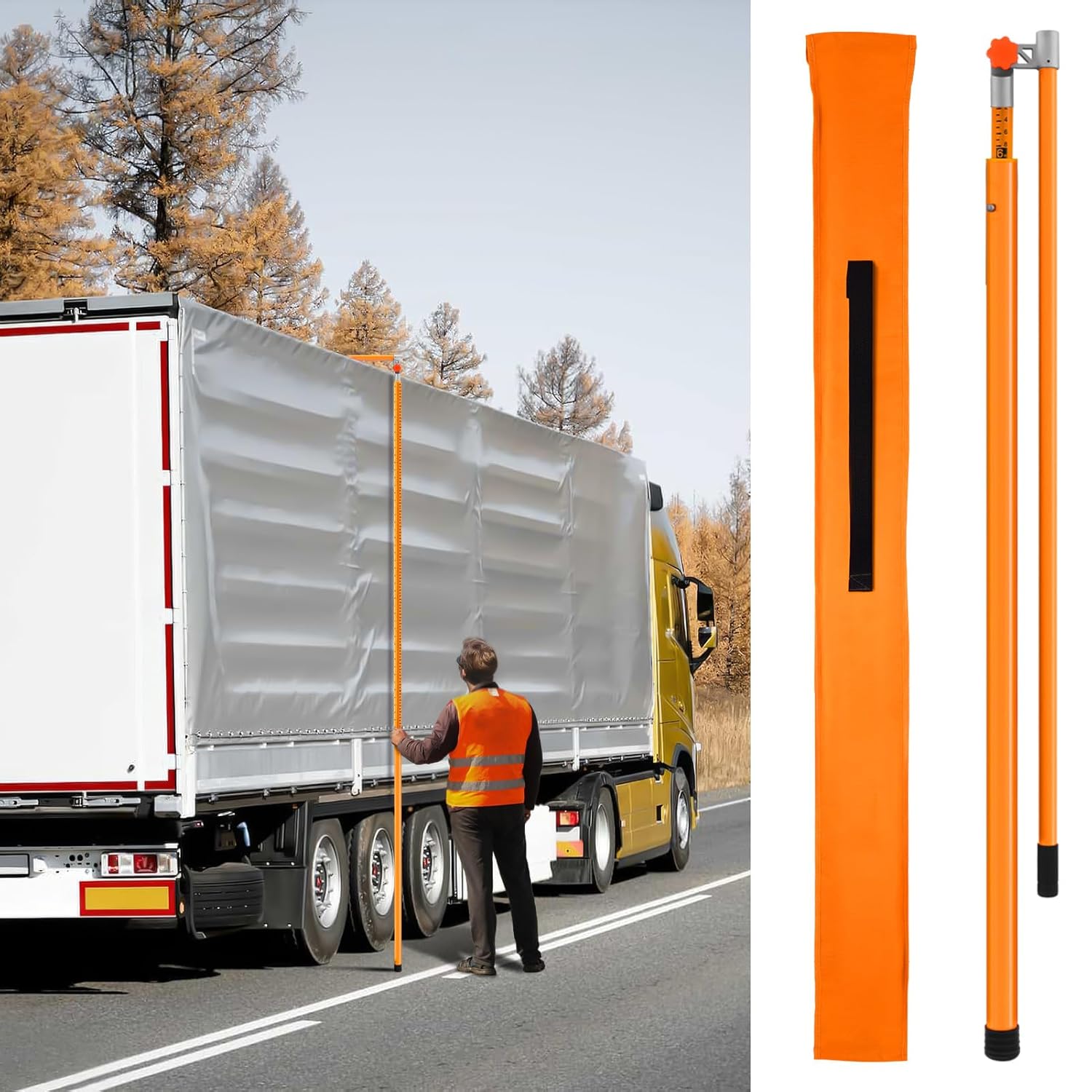 20FT Load Height Measuring Stick for Trucks and Trailers