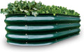 Gardmax Galvanized Raised Garden Bed for Vegetables and Flowers