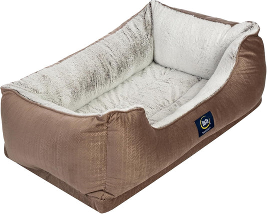 Serta Orthopedic Cuddler Dog Bed for Pets - X-Large Comfort