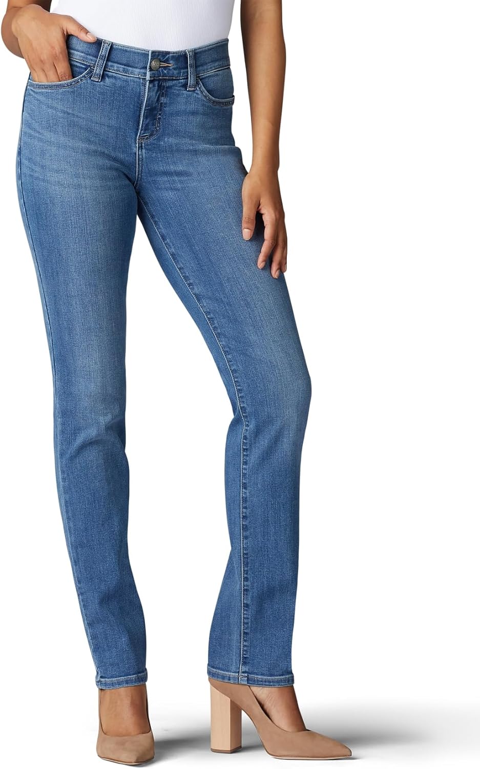 Lee Women's Ultra Lux Comfort Flex Motion Straight Leg Jean Review