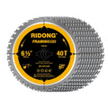 6-1/2 in 40 Tooth Circular Saw Blade - 10-Pack Finishing Blades