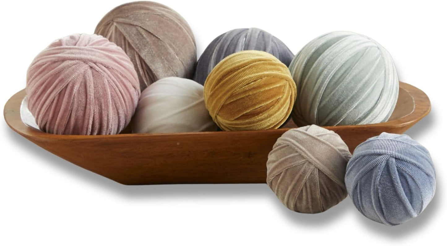 Custom Small Velvet Spheres Cozy Aesthetic Decor Bundle