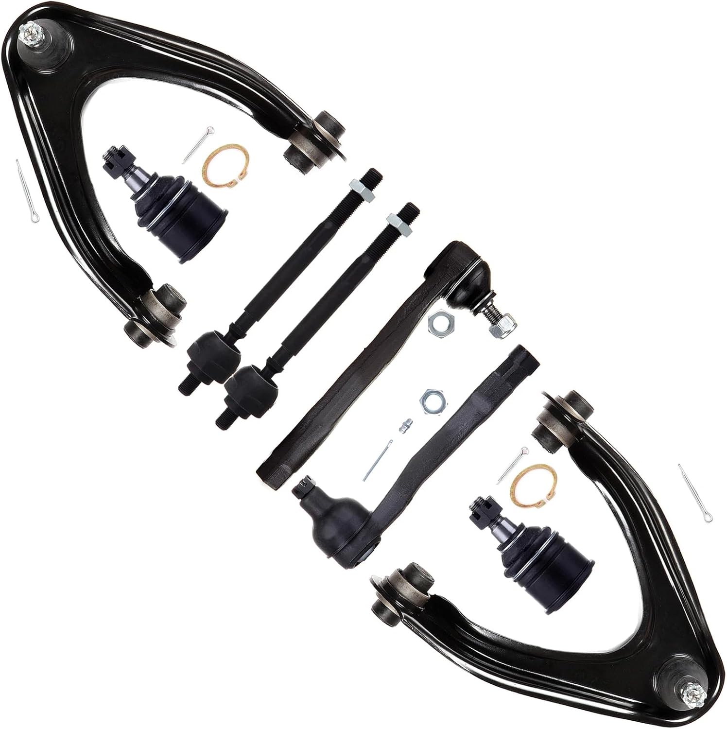 8pc Front Upper Control Arm Tie Rod End Sway Bar for Honda CR-V