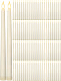 80 Pcs 11 Inch Flameless Taper Candles for All Occasions