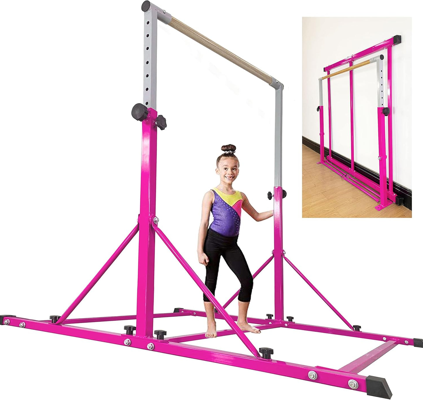 Professional Grade Gymnastic Bar for Kids and Teens Ages 3-25