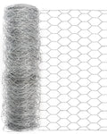 Garden Poultry Chicken Wire Netting 72ft x 50ft - Durable Galvanized