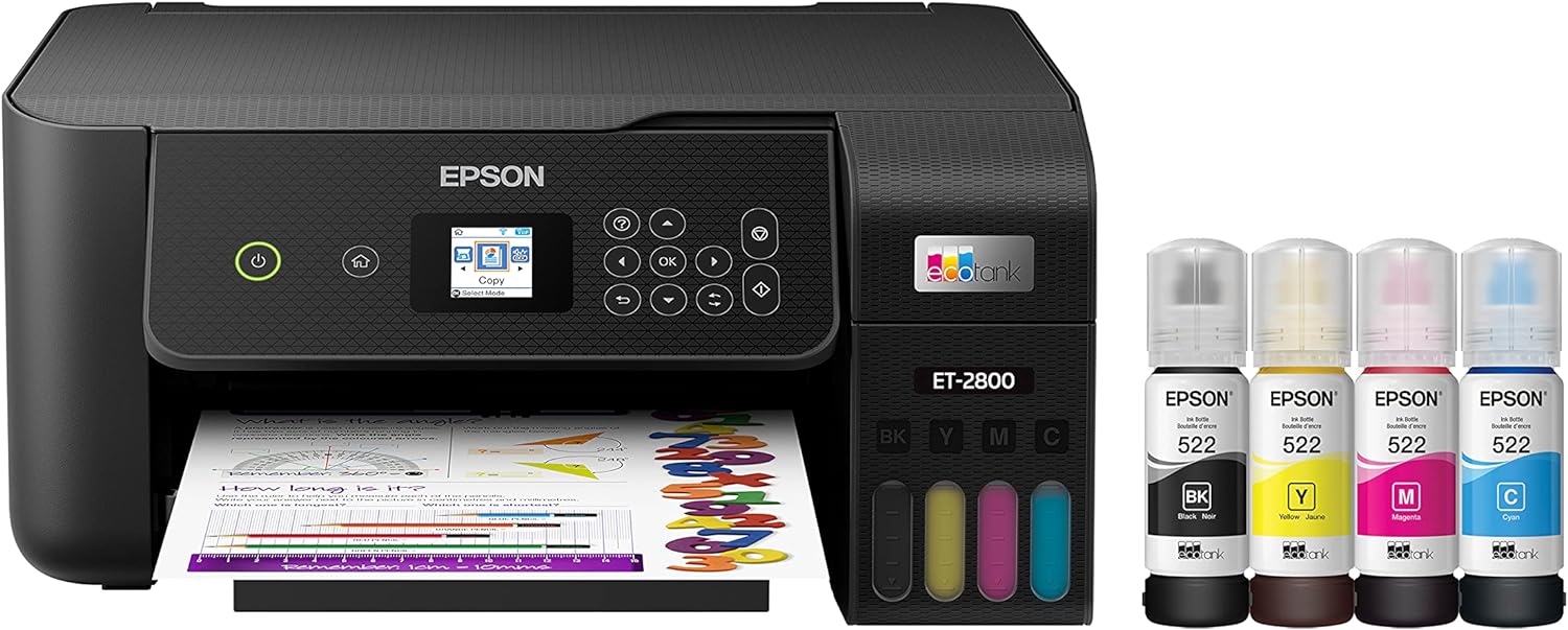 Epson EcoTank ET-2800 Wireless All-in-One Printer