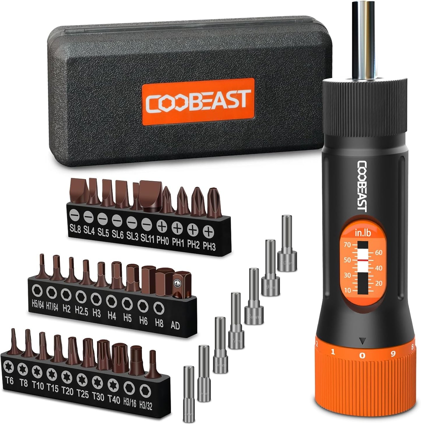 Torque Screwdriver Set 38Pcs for Precision Maintenance Tasks
