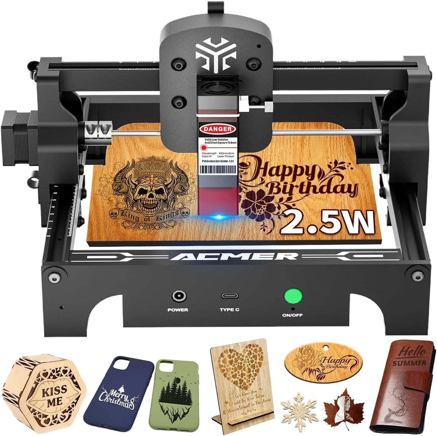 S1 Portable Laser Engraver for Beginners - Mini Engraving Machine