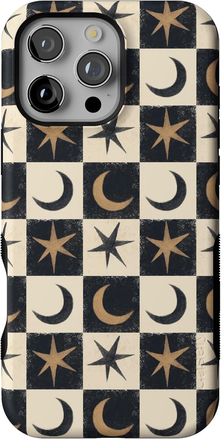 Casely iPhone 16 Pro Max Case - Mystic Moonstar Black Celestial