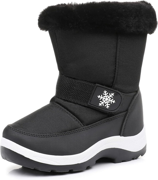 Blikcon Kids Snow Boots - Water-resistant Winter Boots for Kids